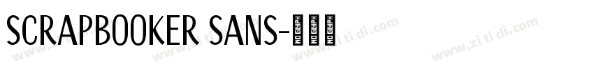 scrapbooker sans字体转换